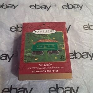 Hallmark Keepsake Ornament - Green and Red Locomotive